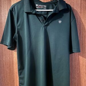 Ariat Men's Dark Green Performance Polo